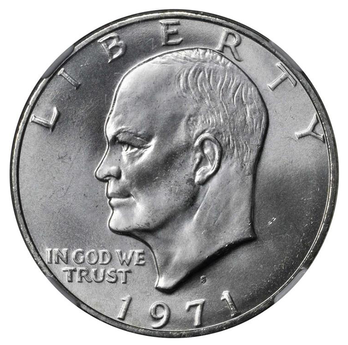 wallpapers 1971 S Eisenhower Dollar Value