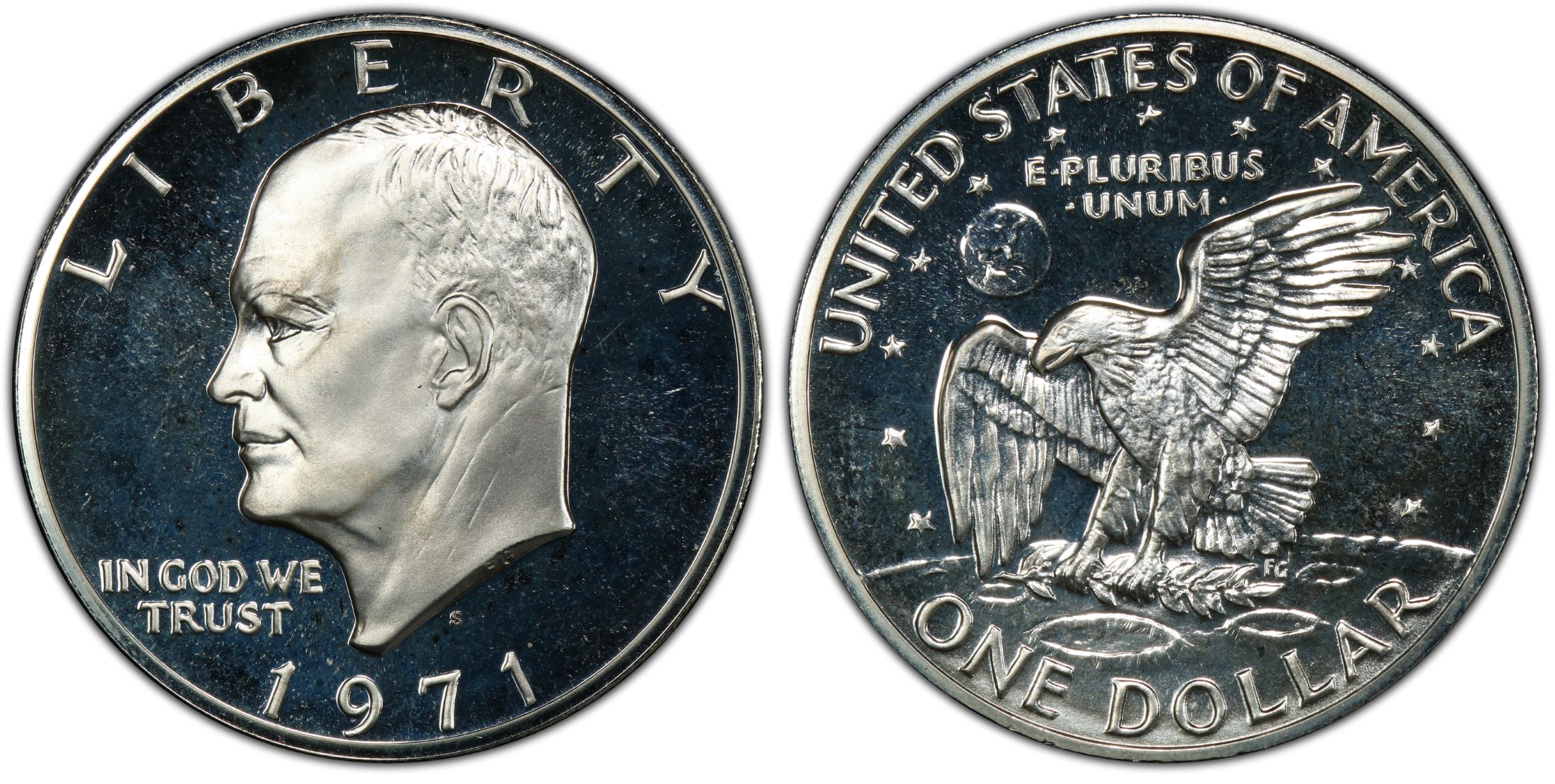 pix 1971 S Eisenhower Dollar Value