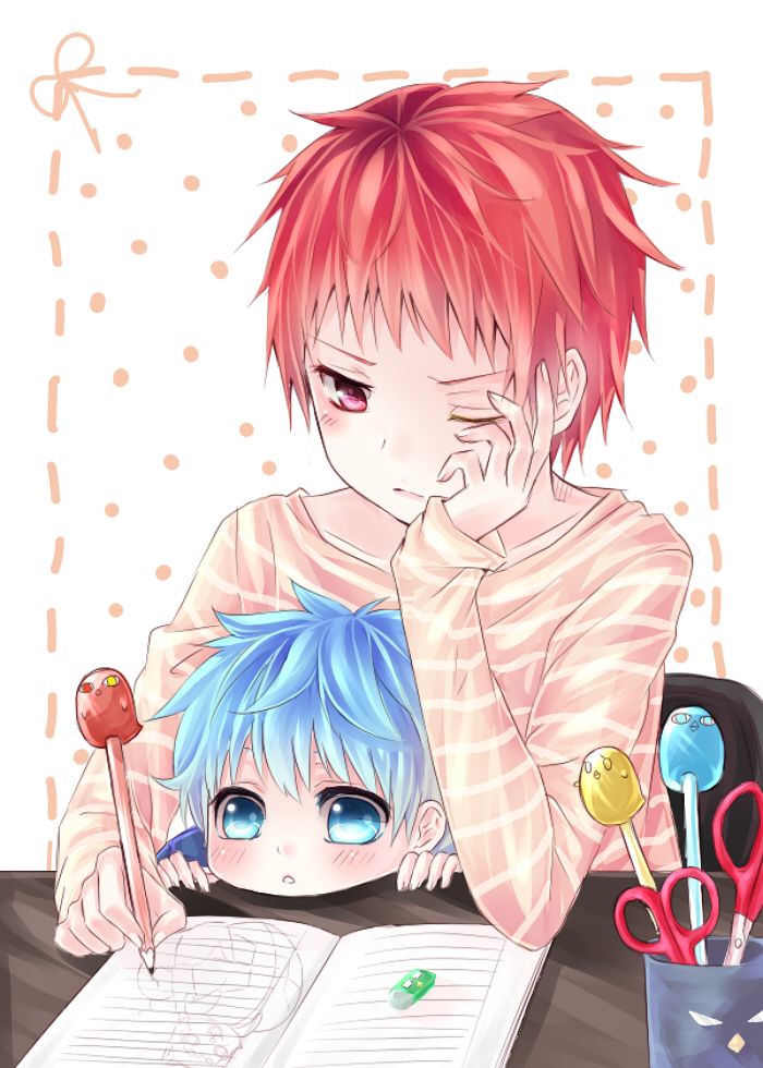 wallpapers Akashi X Kuroko Fanart