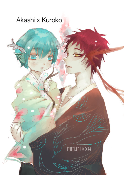 pic Akashi X Kuroko Fanart