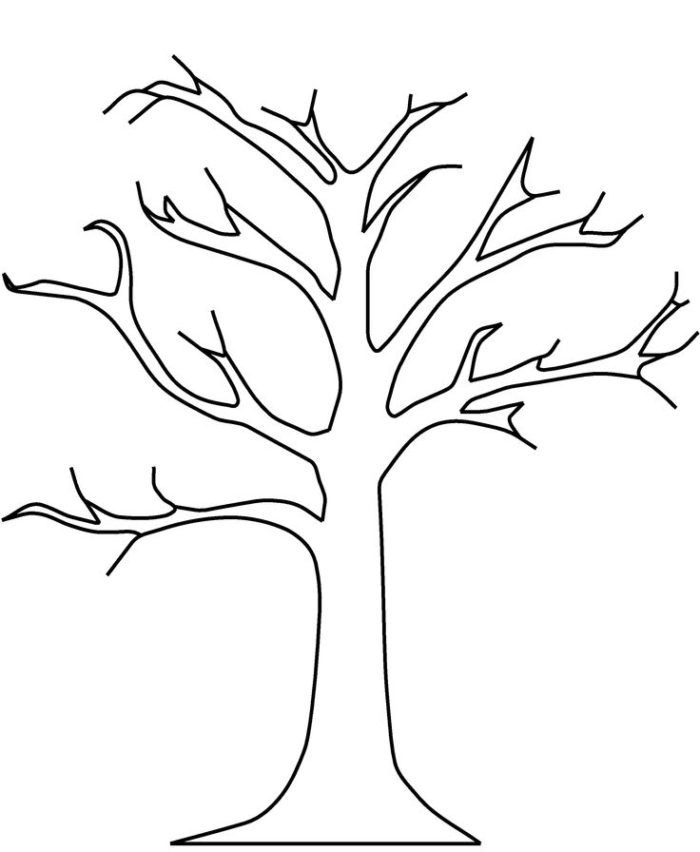 wallpapers Bare Tree Coloring Pages