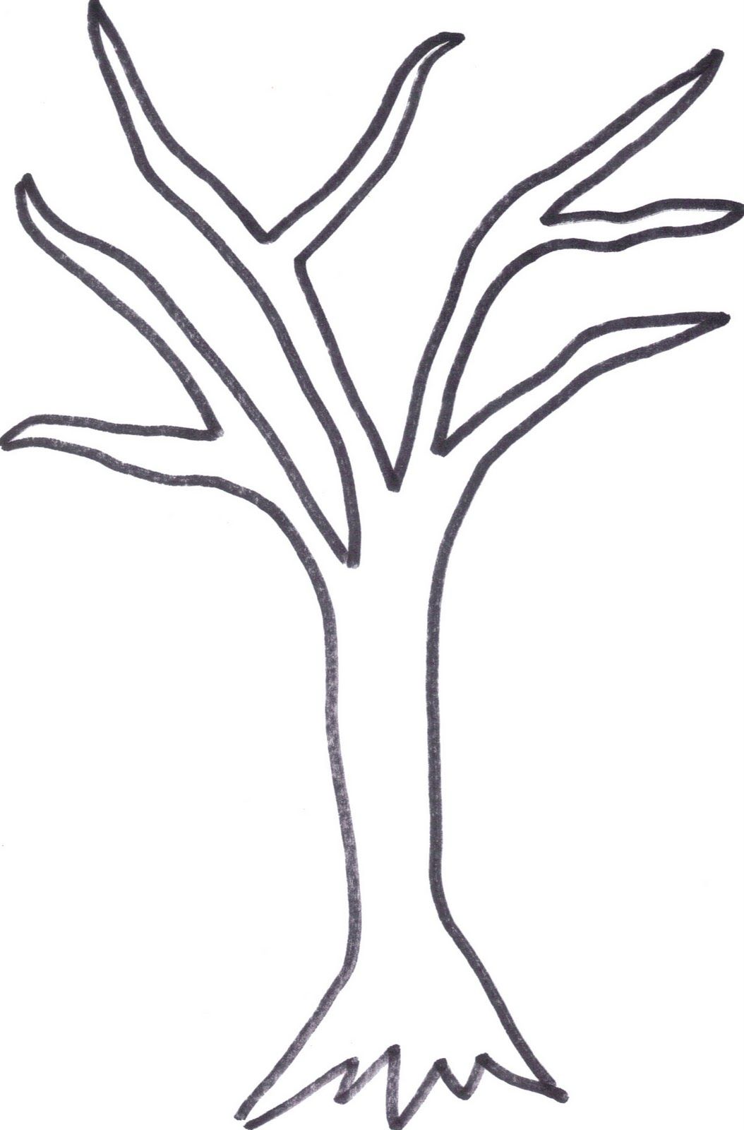 wallpapers Bare Tree Coloring Pages