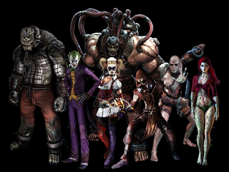 pix Batman Arkham Asylum Characters