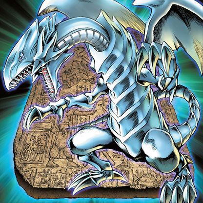 pic Blue Eyes White Dragon Art Anime