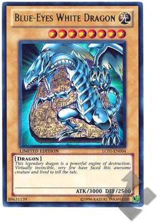 picture Blue Eyes White Dragon Art Card