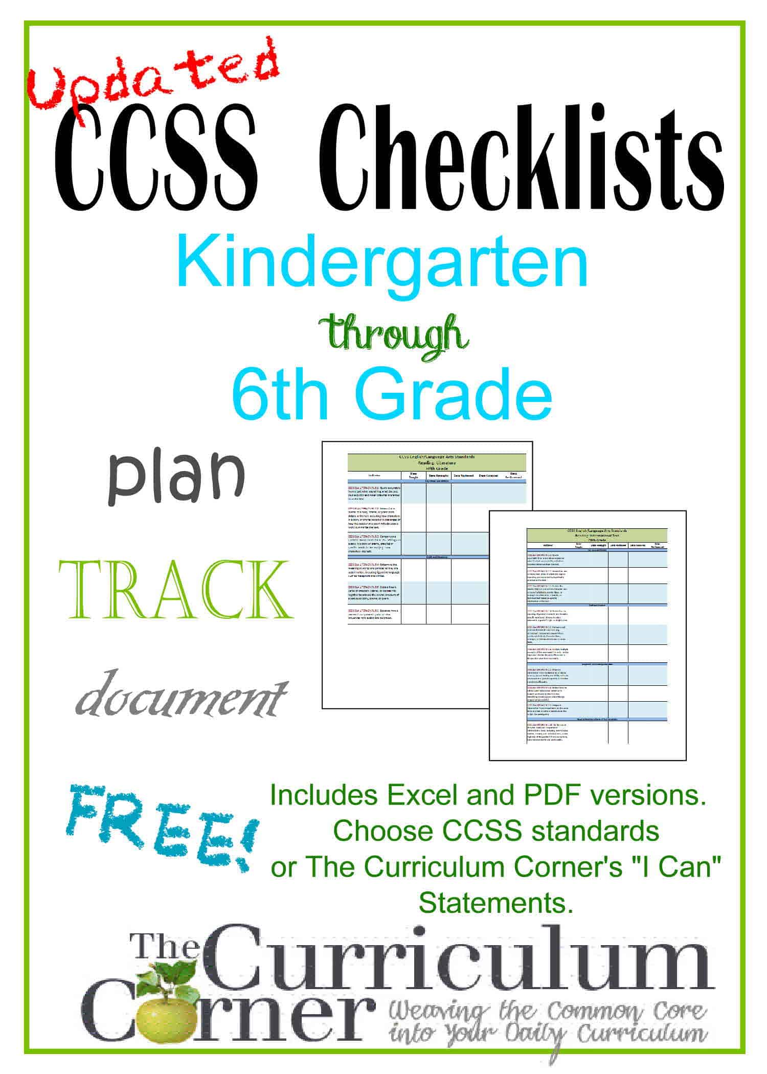 images California Kindergarten Standards 2020