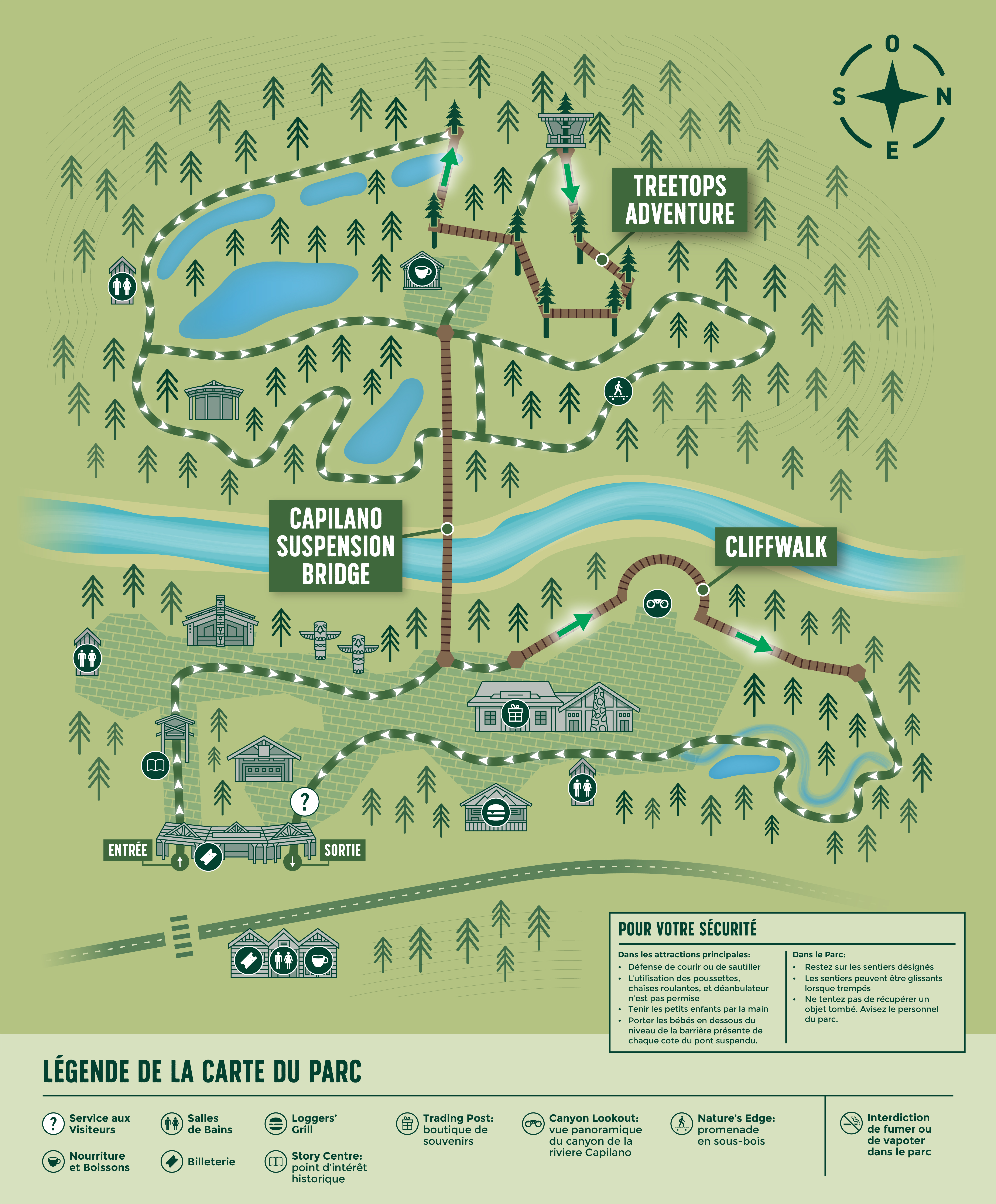 wallpapers Capilano River Park Map