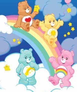 pix Care Bear Fleece Fabric