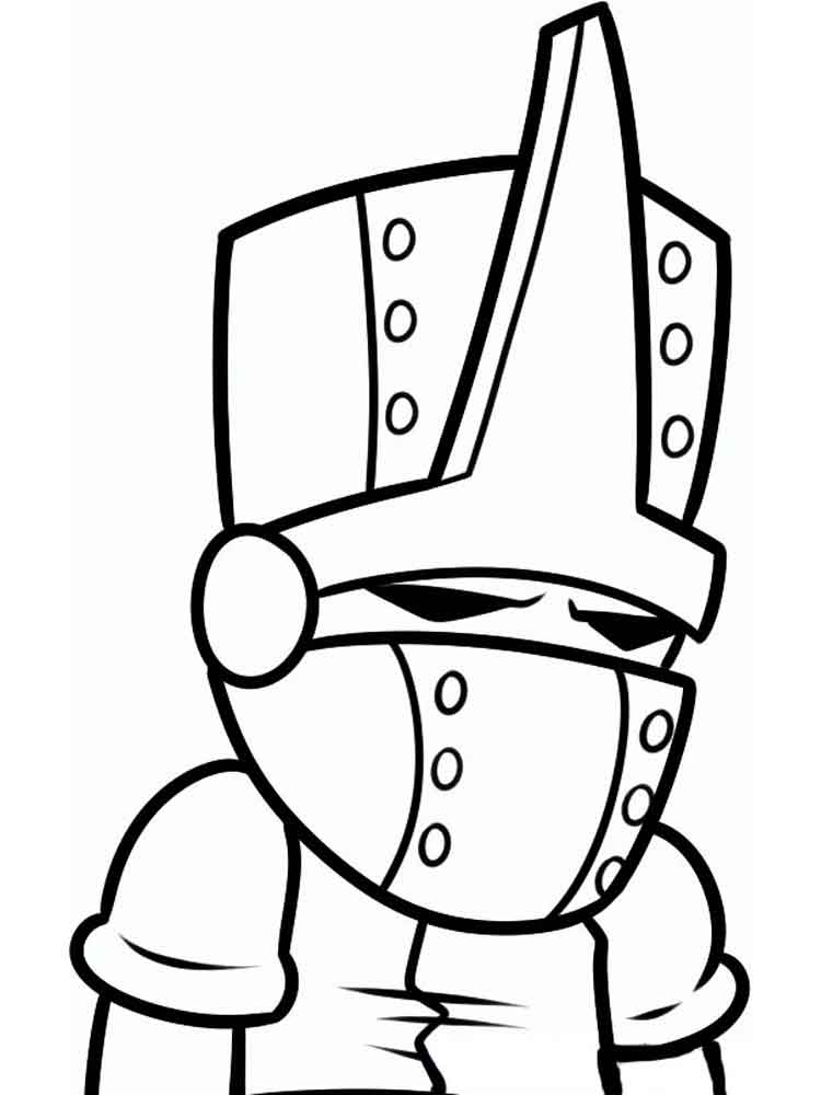 picture Castle Crashers Characters Coloring Pages