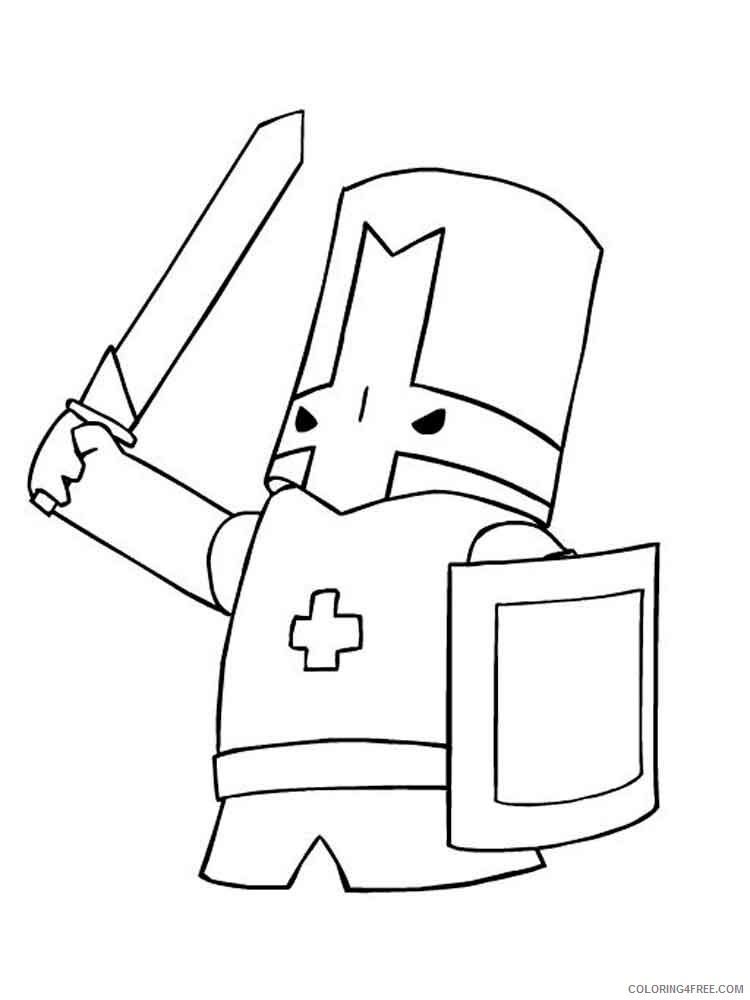 picture Castle Crashers Characters Coloring Pages