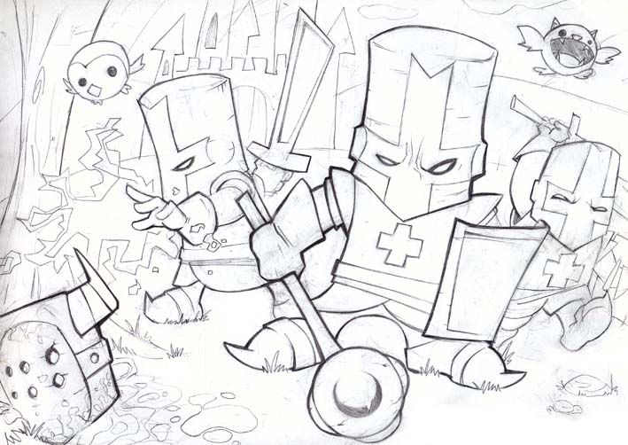 pics Castle Crashers Coloring Pages