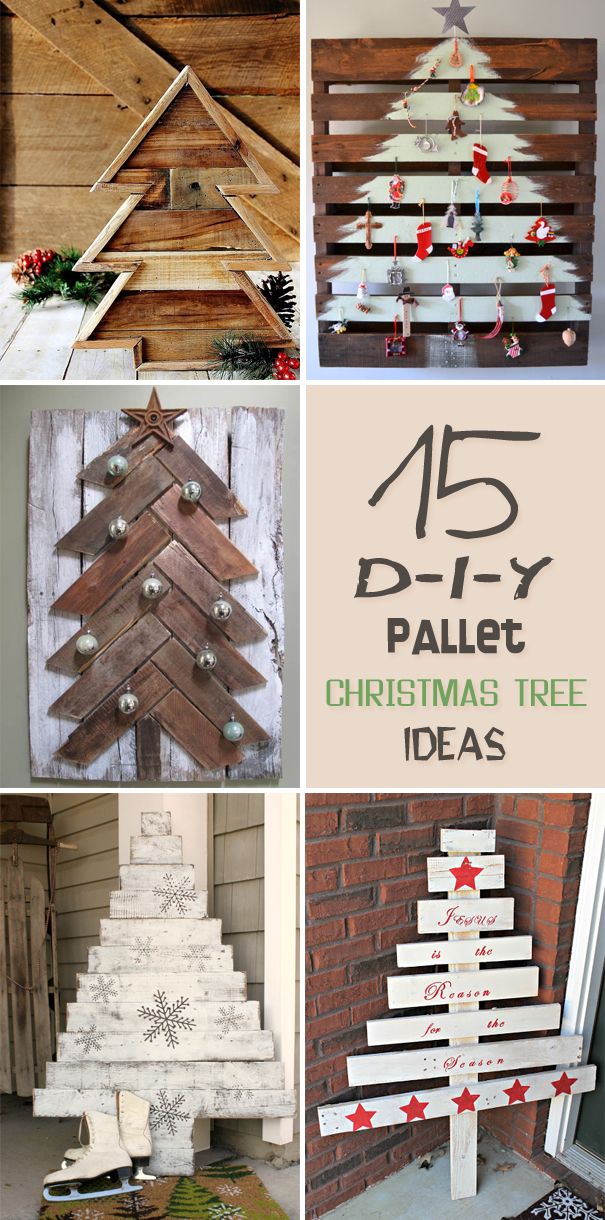 pix Christmas Tree Made From Pallets