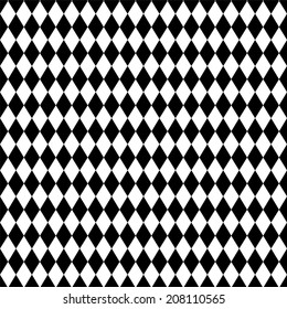 wallpapers Diamond Black And White Checkered Background