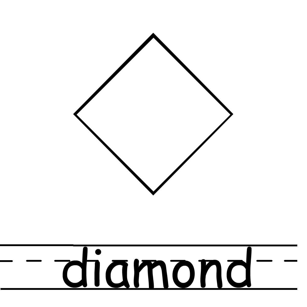 pic Diamond Black And White Shape