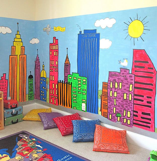 picture Easy Murals For Kids