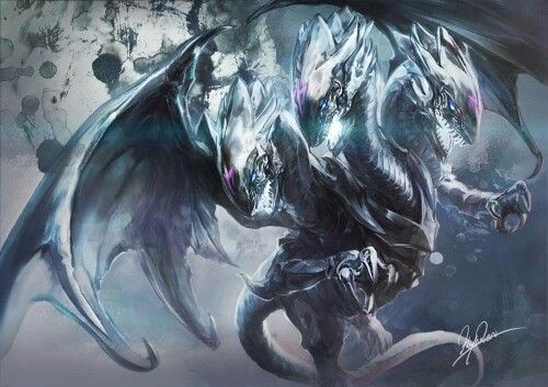 pics Epic Blue Eyes White Dragon Art