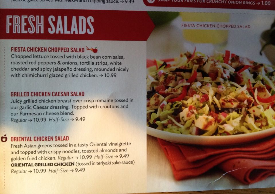 pics Fiesta Chicken Salad Applebee's