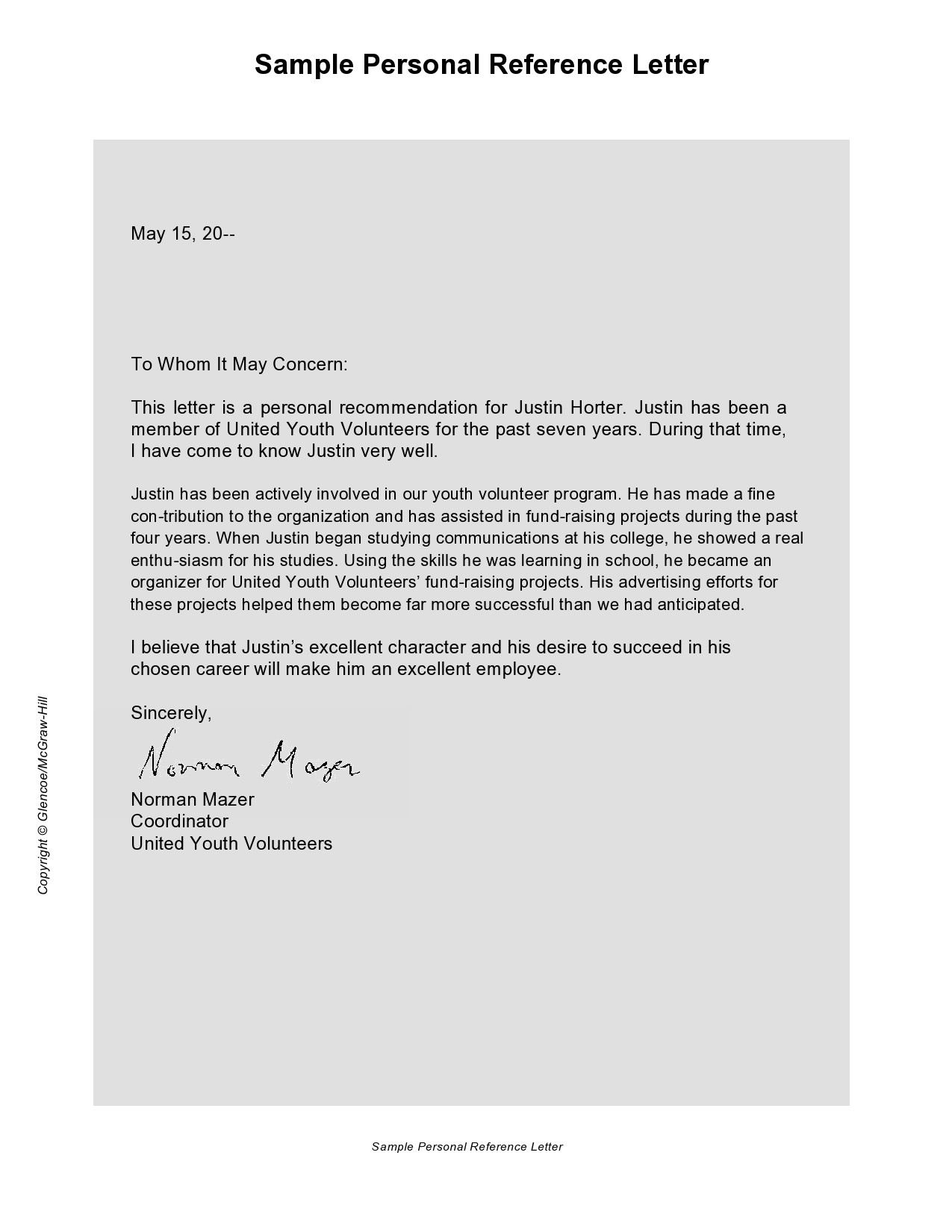 pics Formal Personal Letter Template