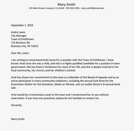 picture Formal Personal Letter Template