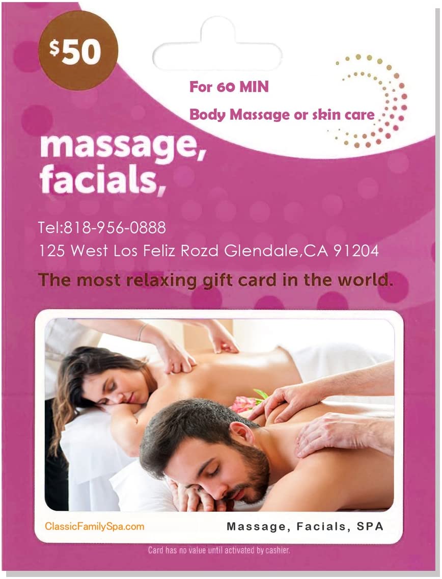 picture Full Body Massage Gift Vouchers