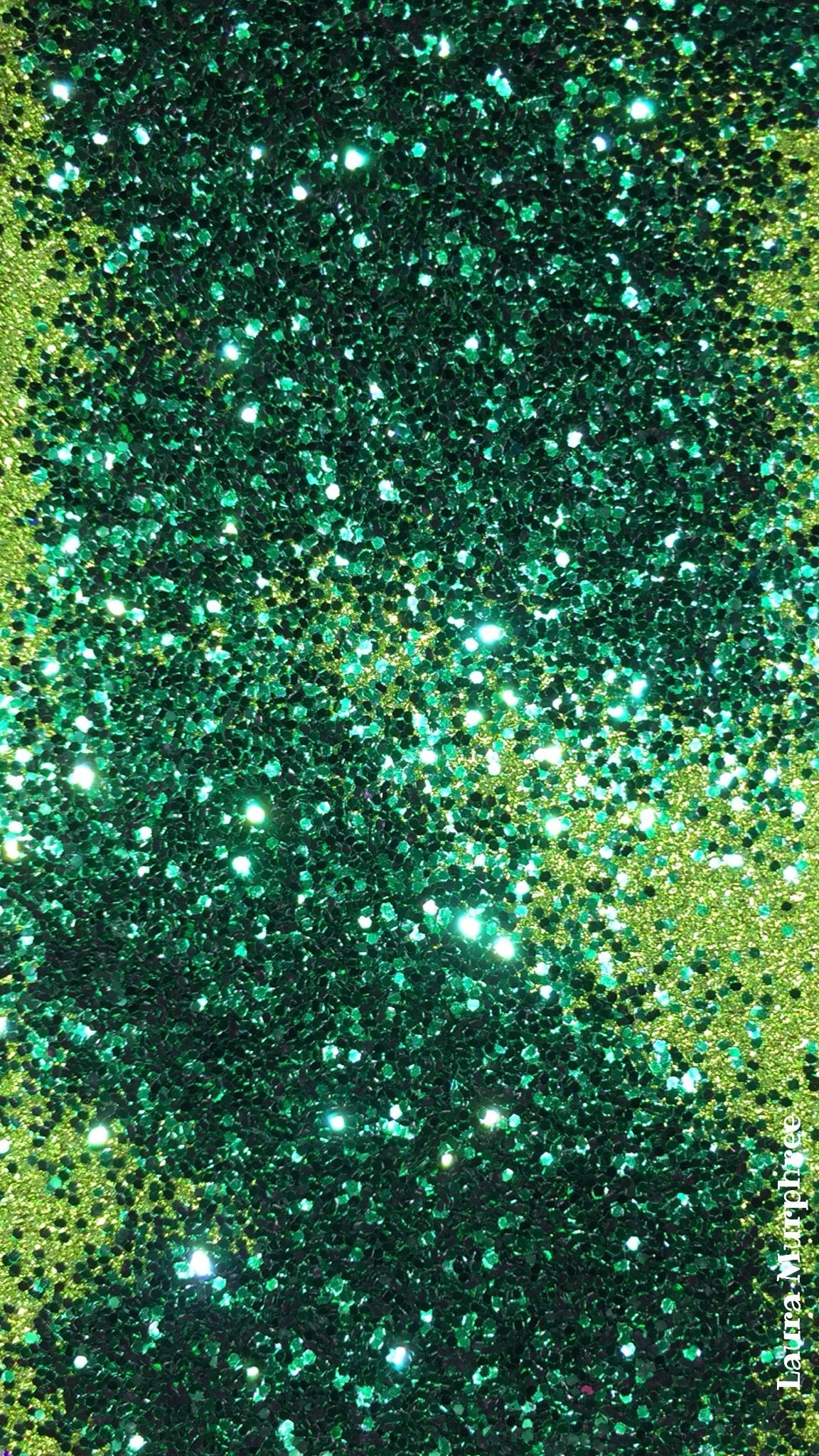 wallpapers Glitter Papel De Parede Para Celular Verde