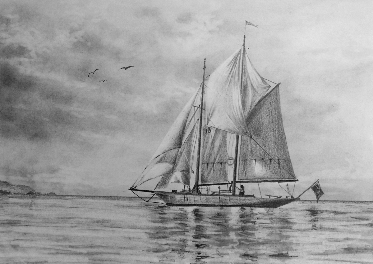 pix How To Draw A Sail Boat