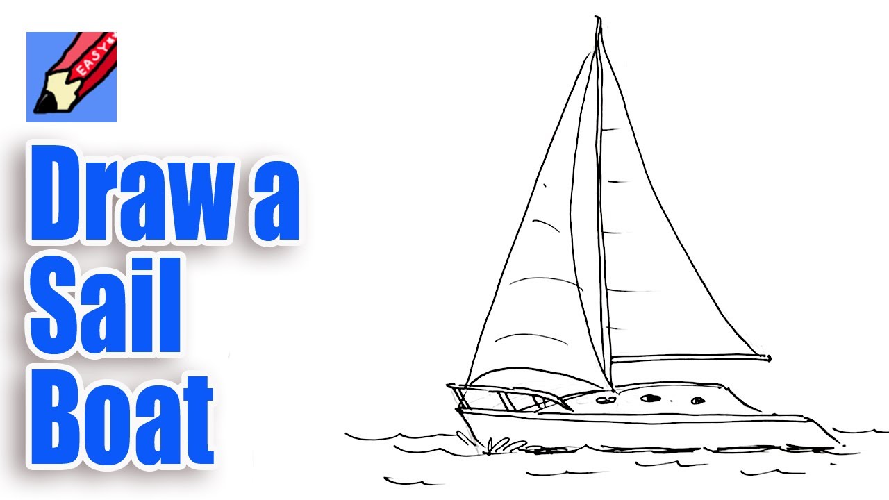 picture How To Draw A Sail Boat