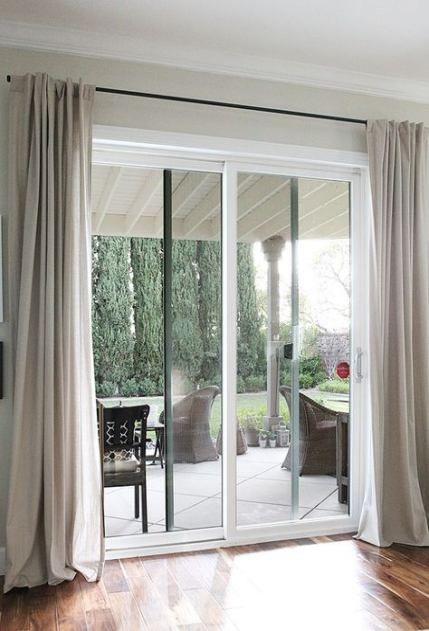 pix Kitchen Sliding Door Curtains Ideas