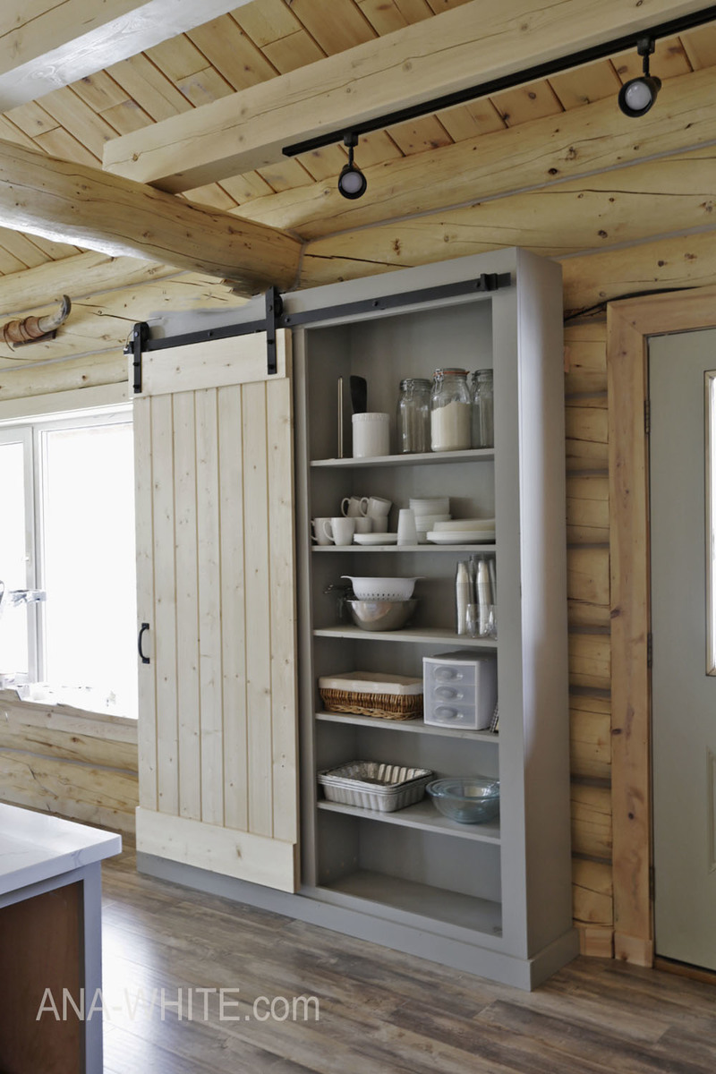 pics Kitchen Sliding Door Pantry