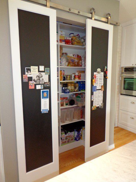 photo Kitchen Sliding Door Pantry