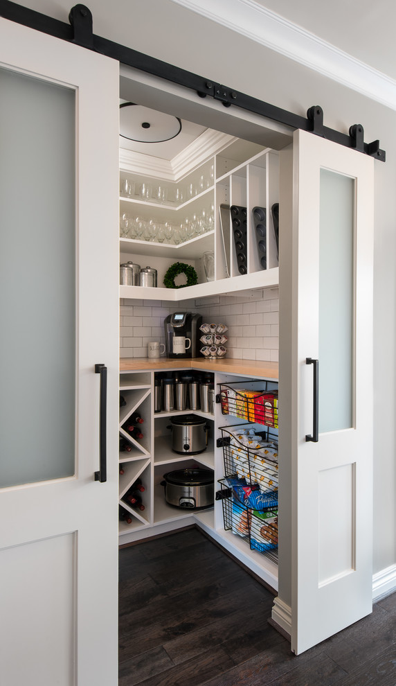 pic Kitchen Sliding Door Pantry