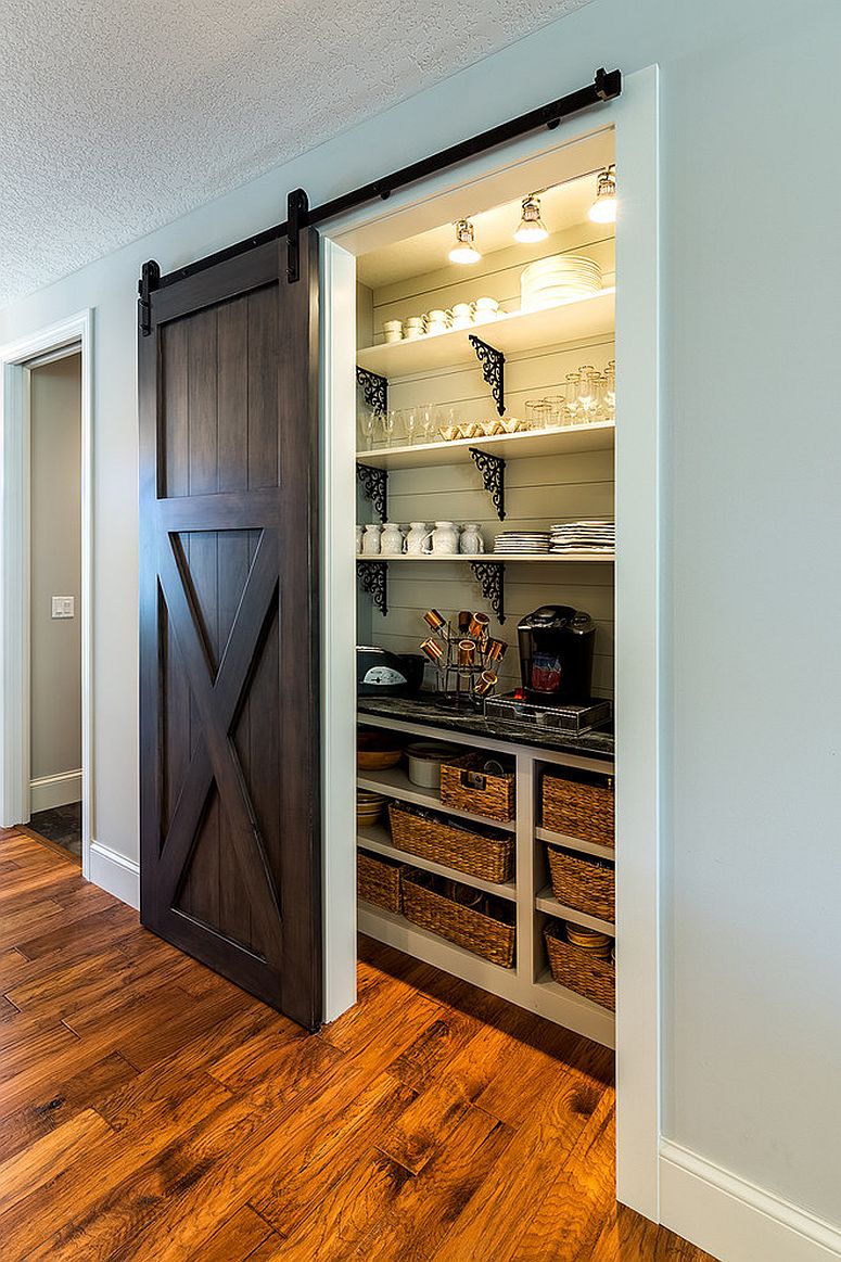 picture Kitchen Sliding Door Pantry