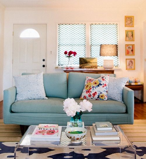 pics Light Blue Sofa Living Room Decor