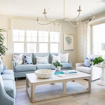 picture Light Blue Sofa Living Room Decor