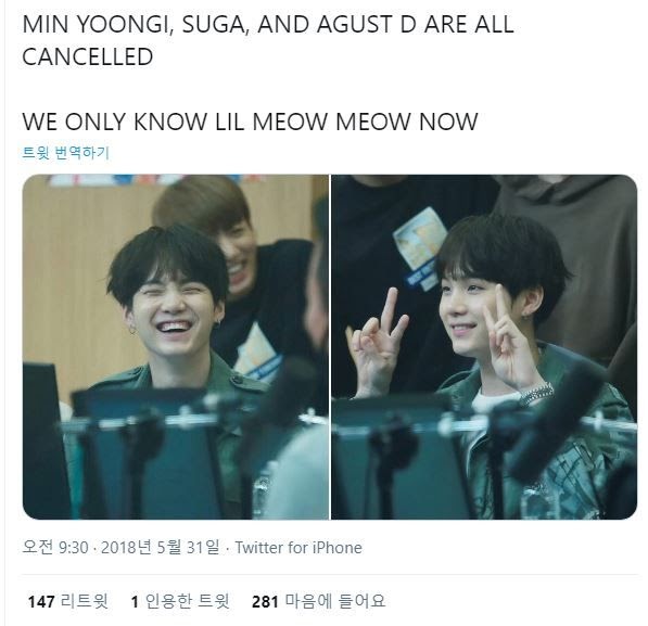 picture Lil Meow Meow Vs Agust D