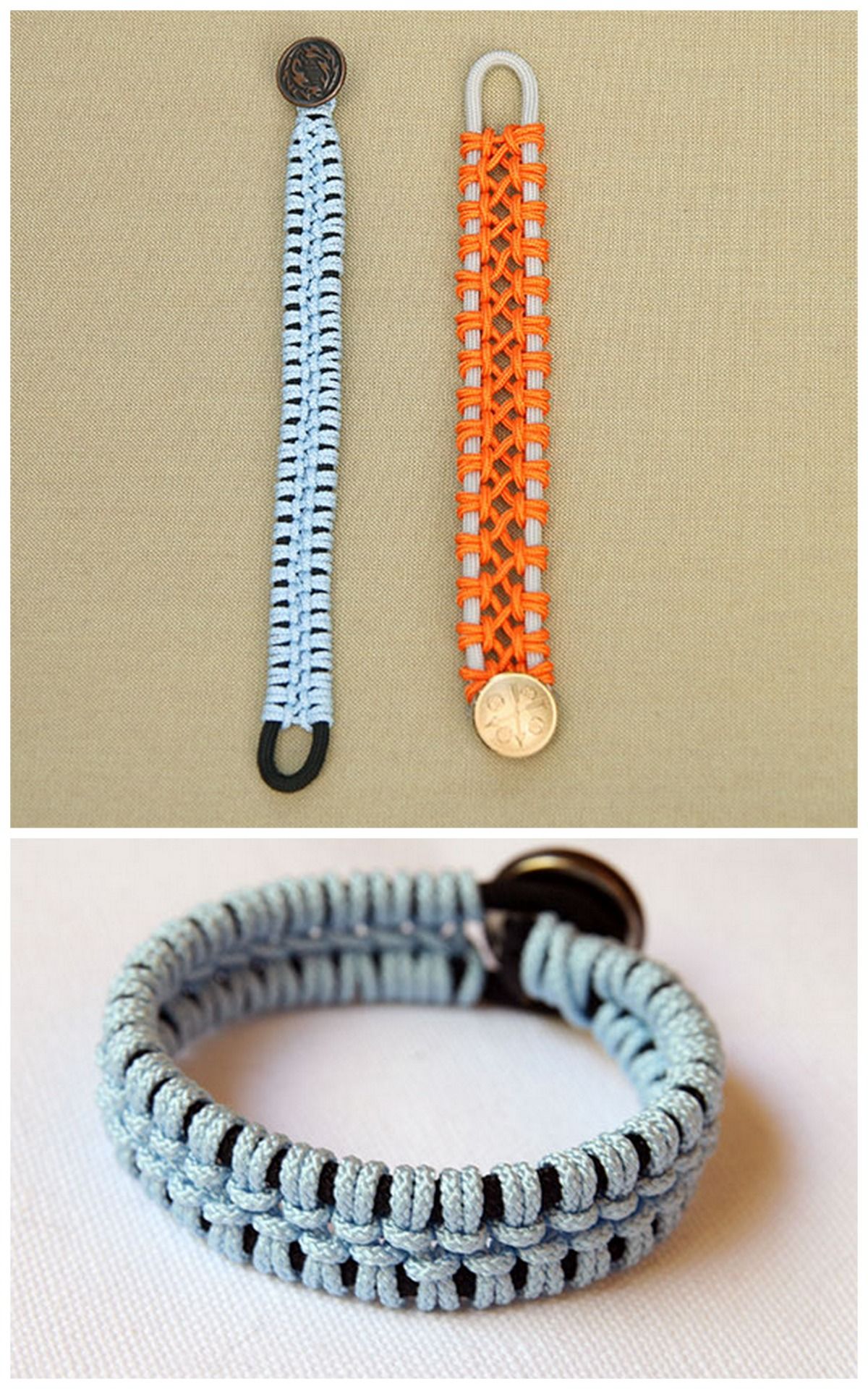 picture Macrame Paracord Bracelet