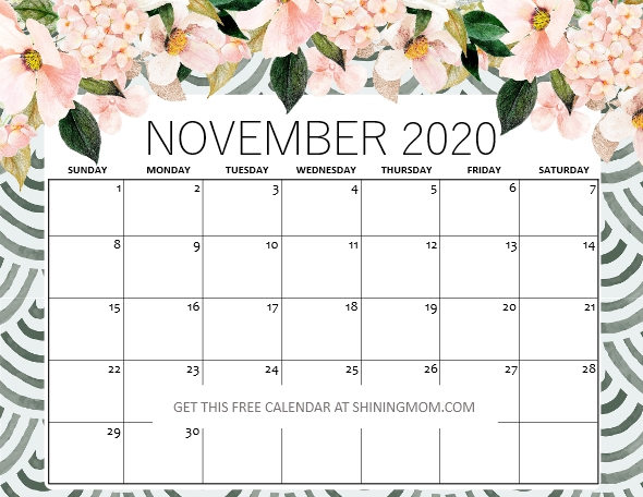 wallpapers November 2020 Calendar Cute