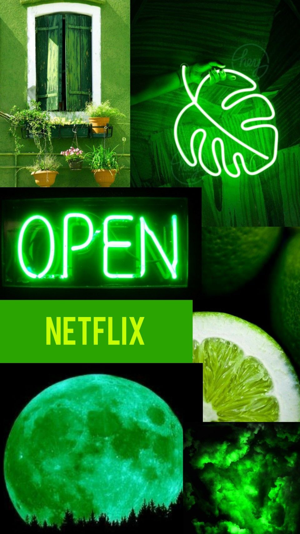 wallpapers Papel De Parede Para Celular Verde Neon