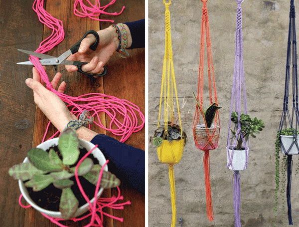 pics Paracord Macrame Plant Hanger