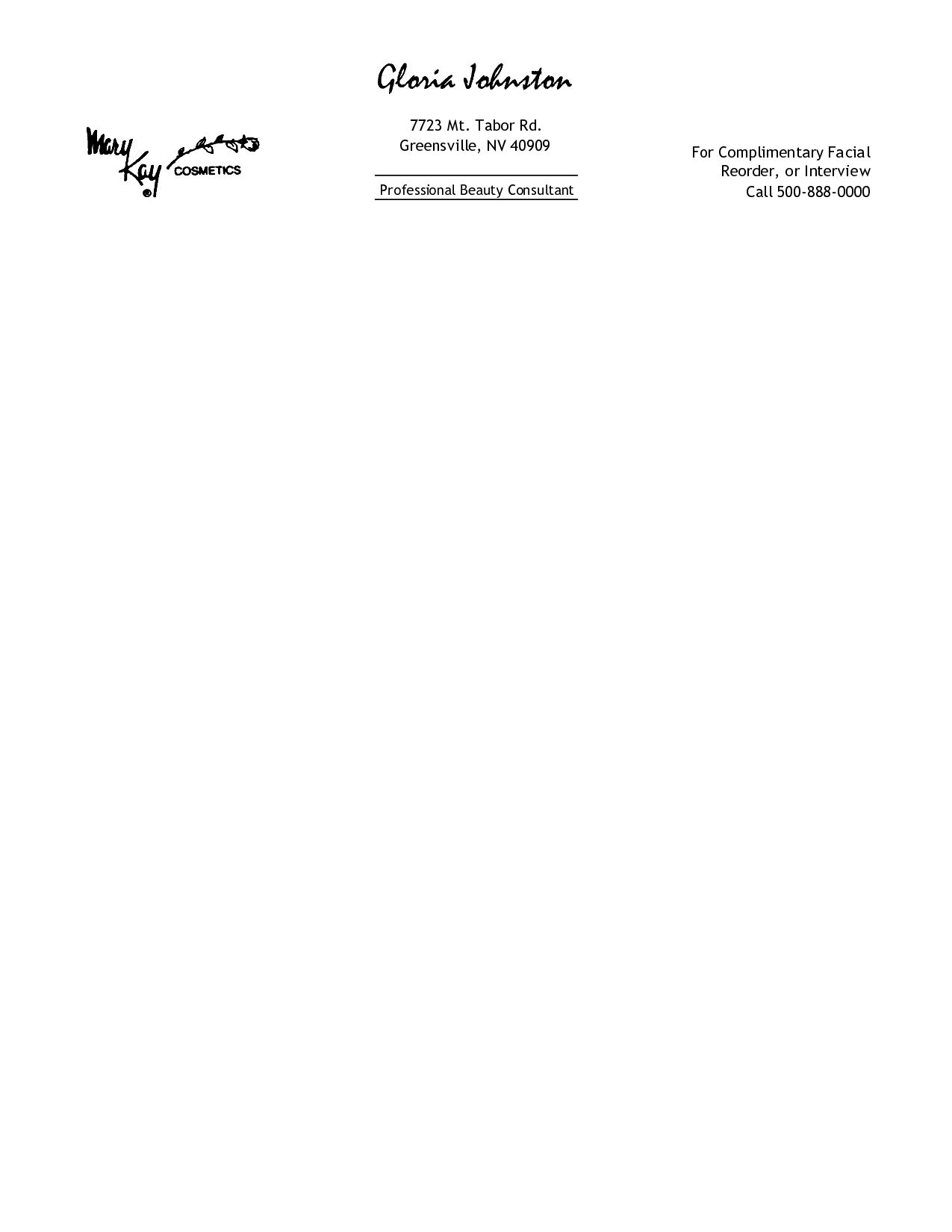 pic Personal Letterhead Personal Letter Template Word