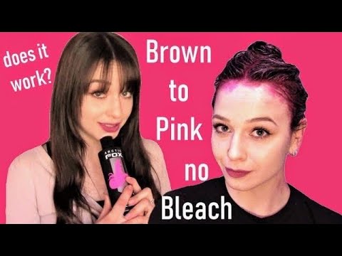 pics Pink Dye On Dark Brown Hair No Bleach