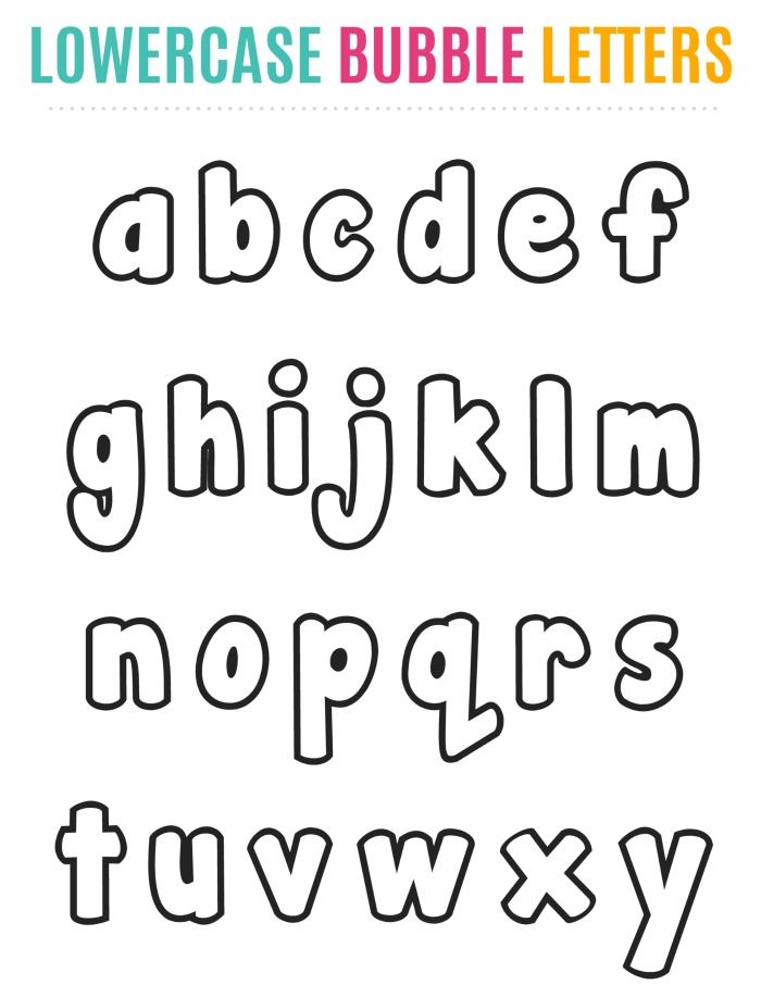 wallpapers Printable Uppercase Bubble Letter A