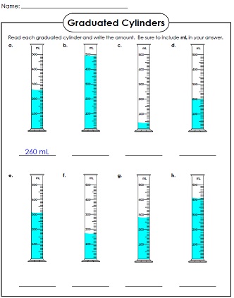 wallpapers Reading A Graduated Cylinder Worksheet Answer Key