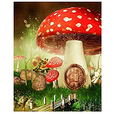 pics Red Mushroom Painting