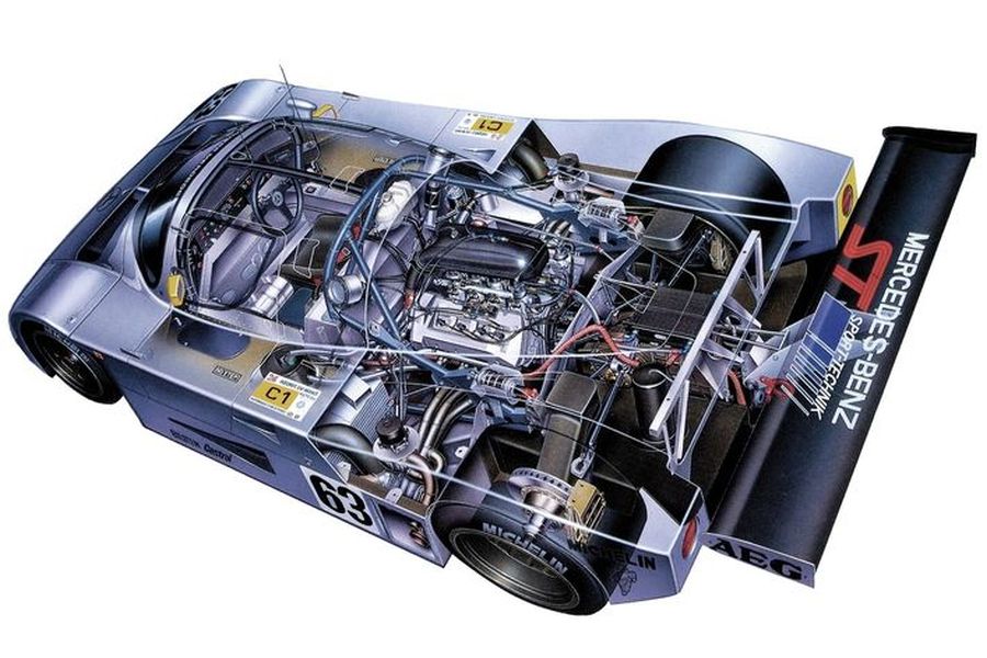 pics Sauber C9 Chassis