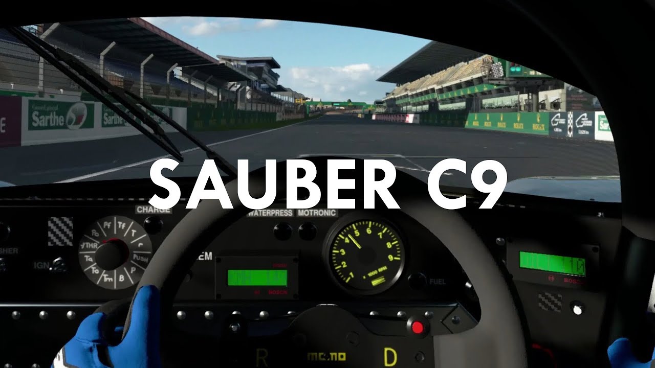 wallpapers Sauber C9 Interior