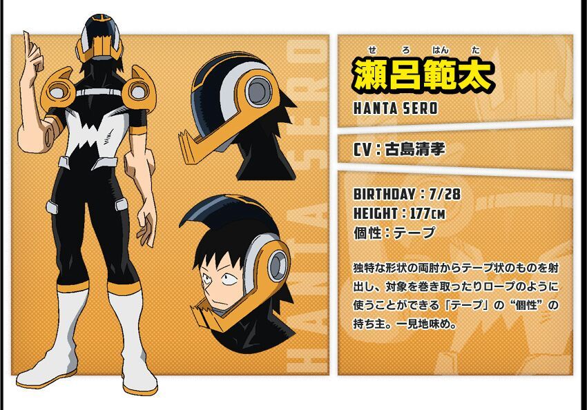 pics Sero Mha Hero Costume