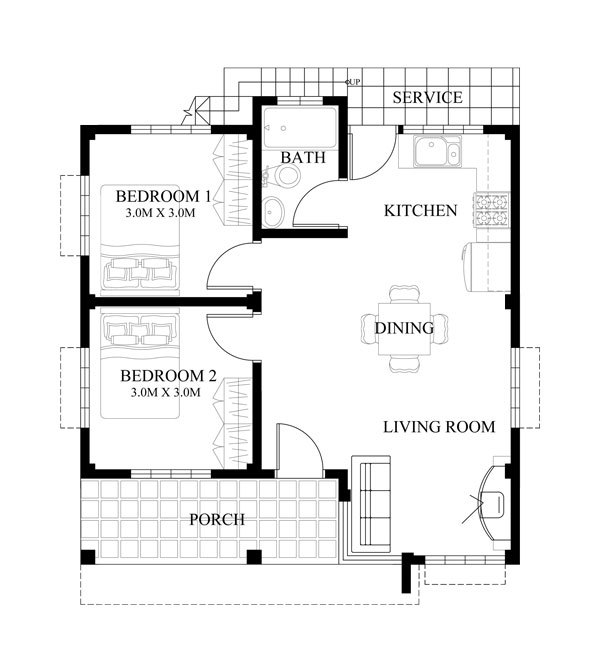 picture Small House Design With Floor Plan And Estimated Cost