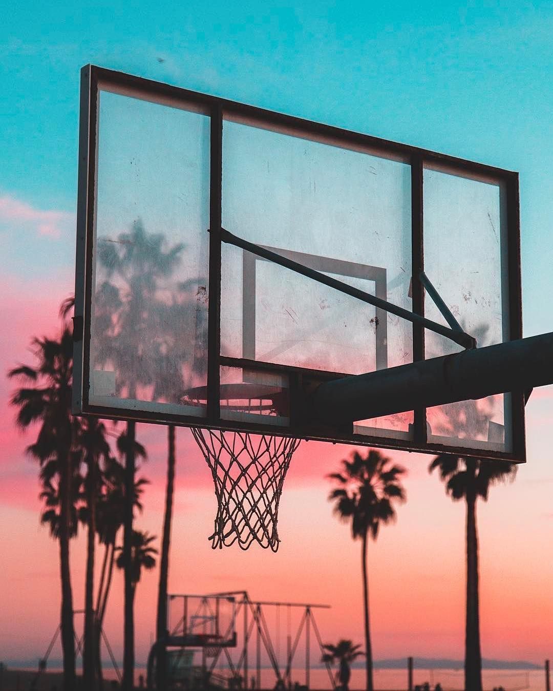 pics Sunset Basketball Hoop Wallpaper