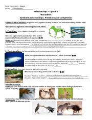 pic Symbiotic Relationship Worksheet Answer Key